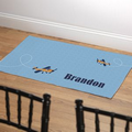 Blue Yonder Personalized Throw Rug
